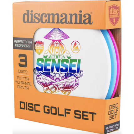 Стартовый набор Диск-гольф дисков для новичка Discmania Active Disc Golf Set
