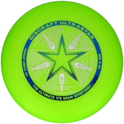 Фризби диск - Зеленый Discraft Ultra-Star